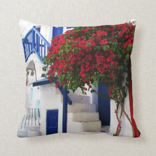 Mykonos, Greece Throw Pillow