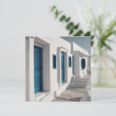 Mykonos Greece Travel Card (Standing Front)