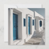 Mykonos Greece Travel Card (Front)