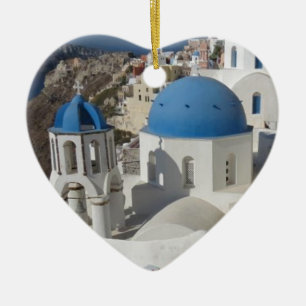 Mykonos Greece Travel Ceramic Ornament