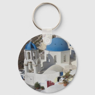 Mykonos Greece Travel Keychain