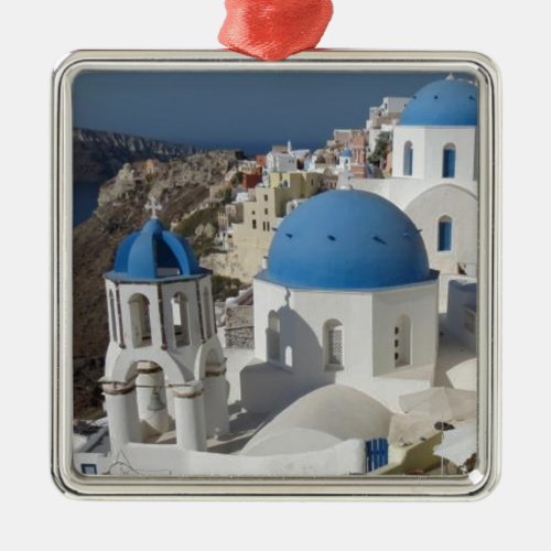 Mykonos Greece Travel Metal Ornament