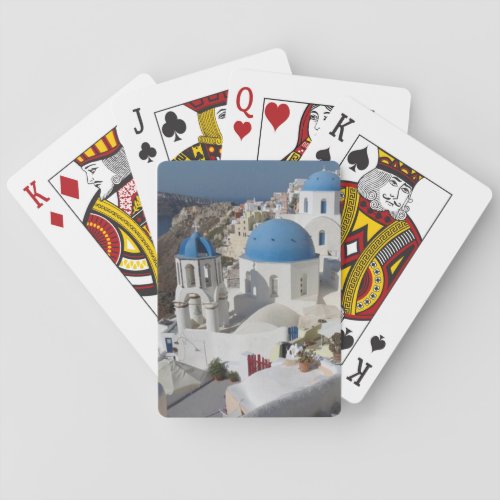 Mykonos Greece Travel Poker Cards