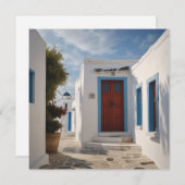 Mykonos Greece Travel Postcard (Front/Back)