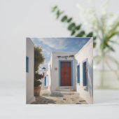 Mykonos Greece Travel Postcard (Standing Front)