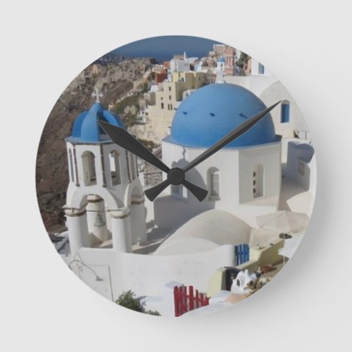 Mykonos Greece Travel Round Clock