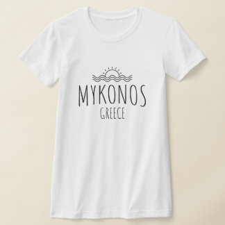 Mykonos Greece Women T-shirt