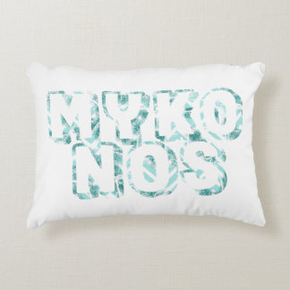 mykonos - I love mykonos Accent Pillow