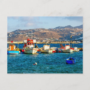 Mykonos Island Postcard