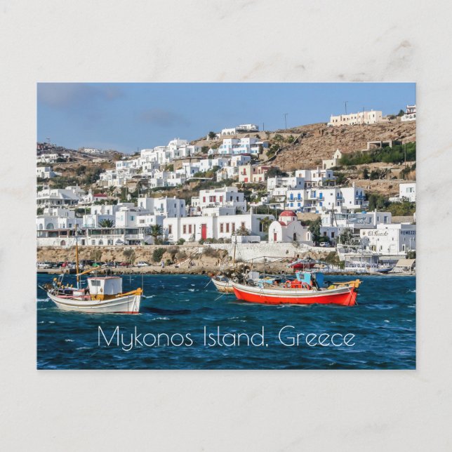 Mykonos Island Postcard (Front)