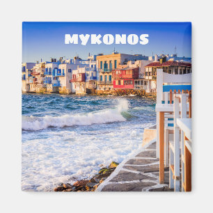 Mykonos magnet with Little Venice