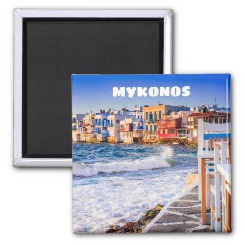 Mykonos magnet with Little Venice
