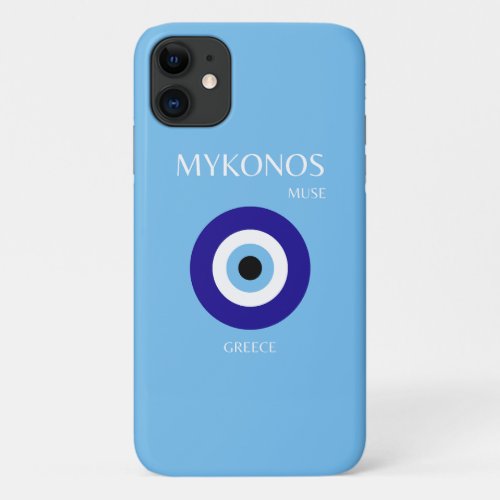 Mykonos Muse Blue iPhone 11 Case