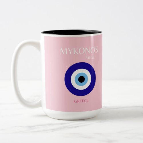 Mykonos Muse Mykonos Pink Two_Tone Coffee Mug