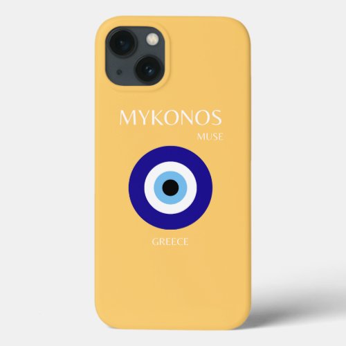 Mykonos Muse Yellow iPhone 13 Case