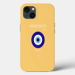Mykonos Muse, Yellow iPhone 13 Case