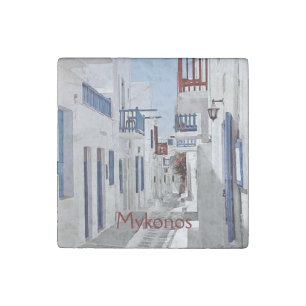 Mykonos Stone Magnet