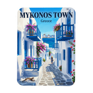 Mykonos Town, Mykonos, Greece Greece Magnet