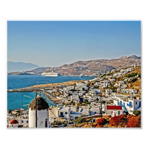 Mykonos Town Photo Print