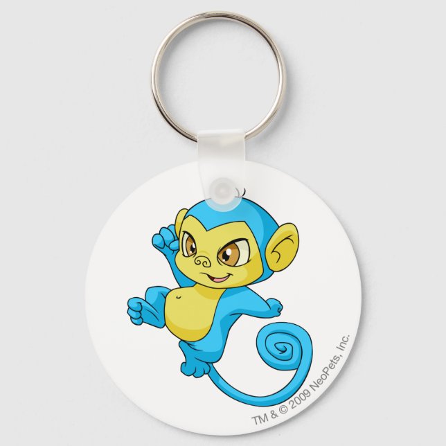 Mynci Blue Keychain (Front)