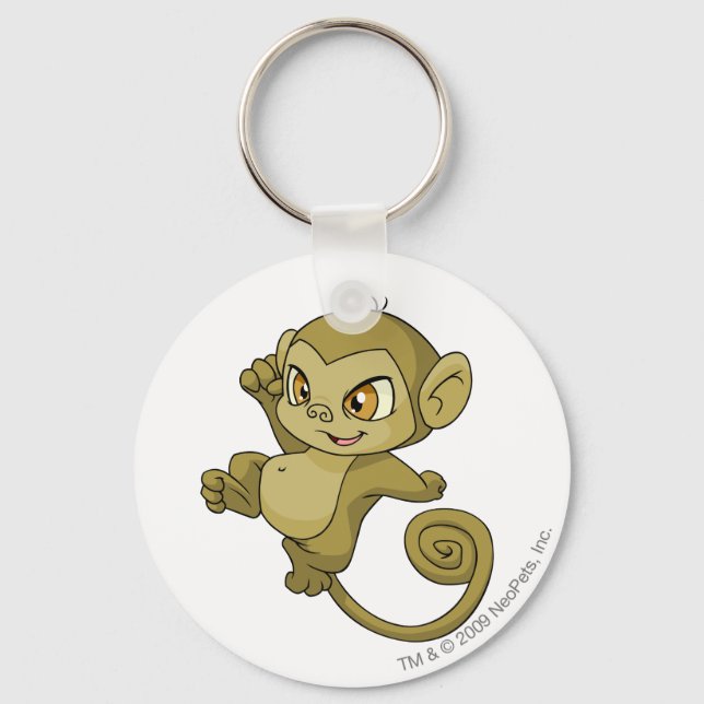 Mynci Brown Keychain (Front)