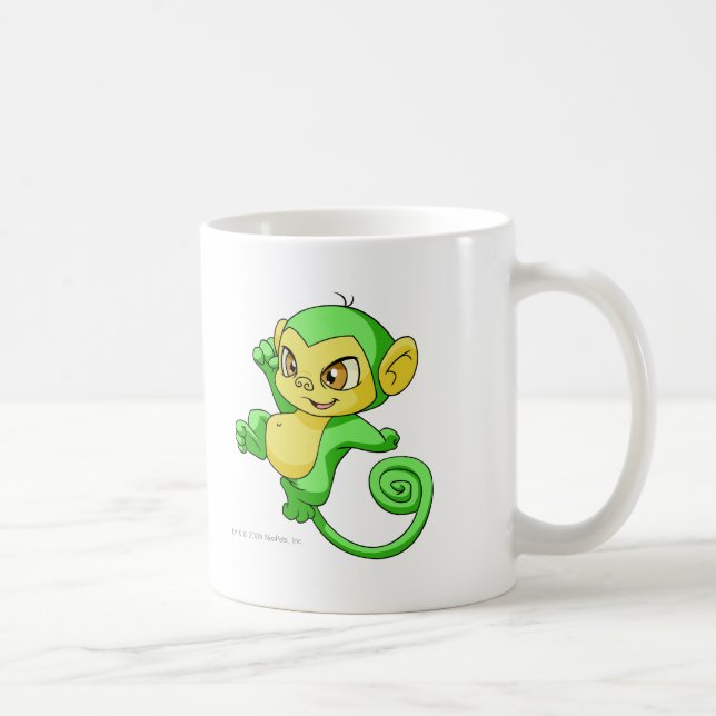 Mynci Green Coffee Mug (Right)