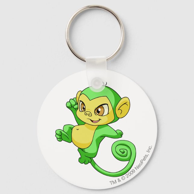 Mynci Green Keychain (Front)
