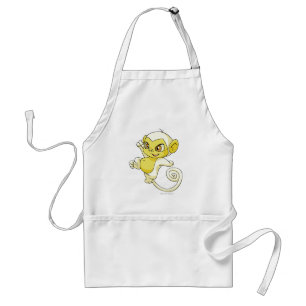 Mynci White Adult Apron