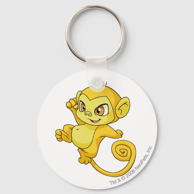 Mynci Yellow Keychain (Front)