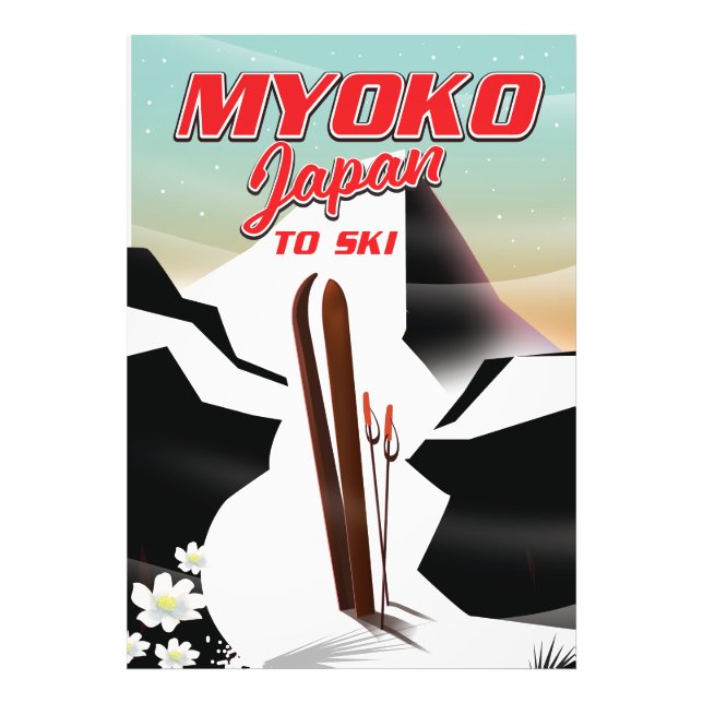 myoko japan ski poster (Front)