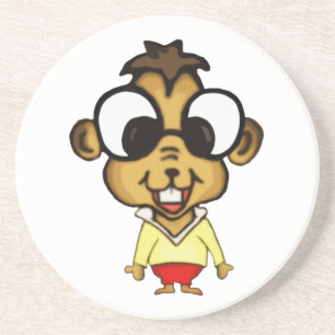 Myopic Chipmunk Coaster