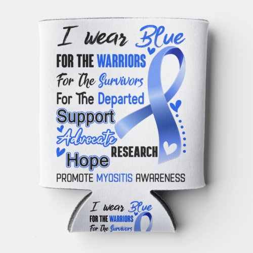 Myositis Awareness Month Ribbon Gifts Can Cooler