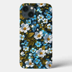Myosotis Floral Elegance: A Whimsical Symphony iPhone 13 Case