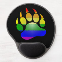 MyPride365 - Rainbow Bear Paw Mouse Pad