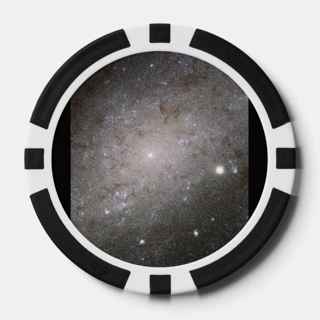Myriad of Stars in Spiral Galaxy NGC 300 Poker Chips (Front)