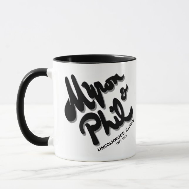 Myron and Phil's Steak House, Lincolnwood, IL. Mug (Left)