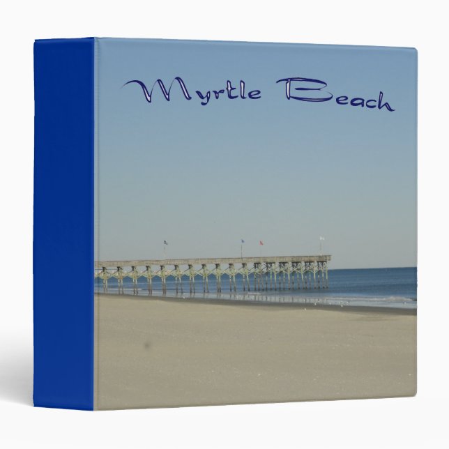 Myrtle Beach - 1.5" 3 Ring Binder (Front/Spine)