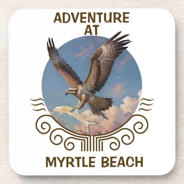 Myrtle beach beverage coaster (Front)