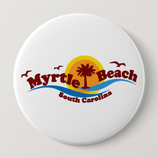 Myrtle Beach. Button (Front)