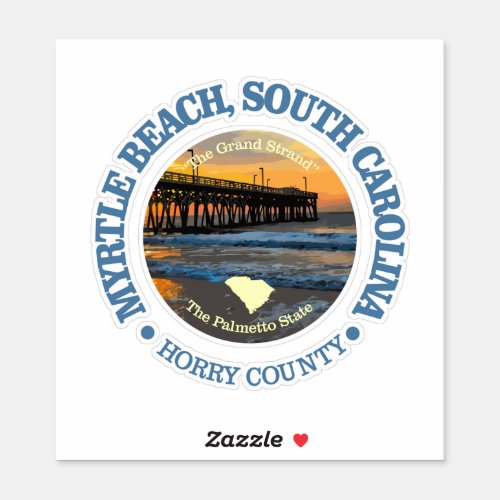 Myrtle Beach C Sticker