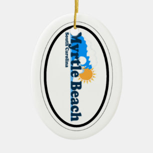 Myrtle Beach. Ceramic Ornament