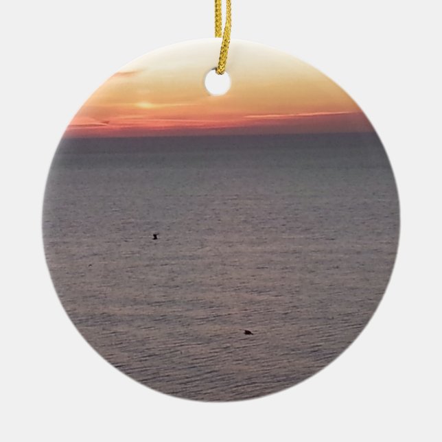 Myrtle Beach Ceramic Ornament (Front)