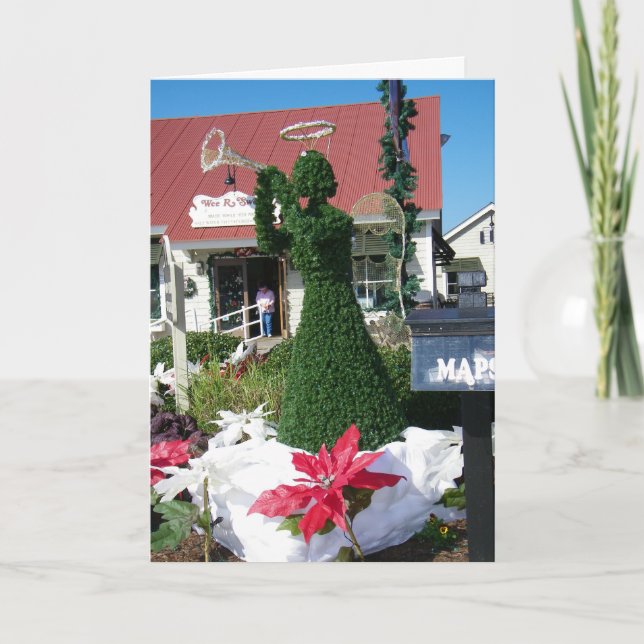 "MYRTLE BEACH CHRISTMAS ANGEL" HOLIDAY CARD (Front)