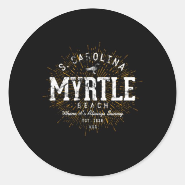 Myrtle Beach Classic Round Sticker (Front)