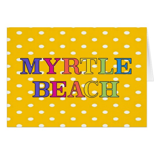 Myrtle Beach Colors Cards (Front Horizontal)