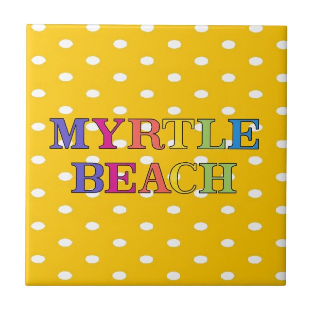 Myrtle Beach Colors Ceramic Tile (Front)