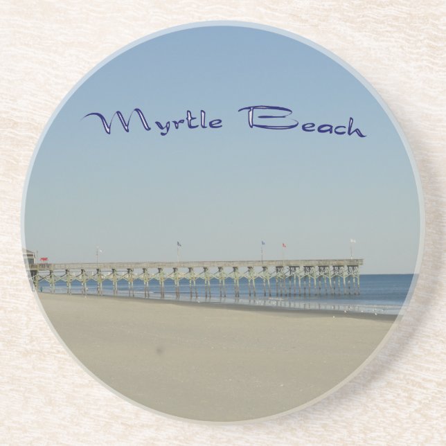 Myrtle Beach Drink Coaster (Front)