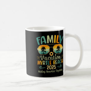 Myrtle Beach Family Vacation 2025 Matching Summer Coffee Mug