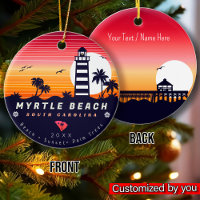 Myrtle Beach lighthouse SC Retro Sunset Souvenirs