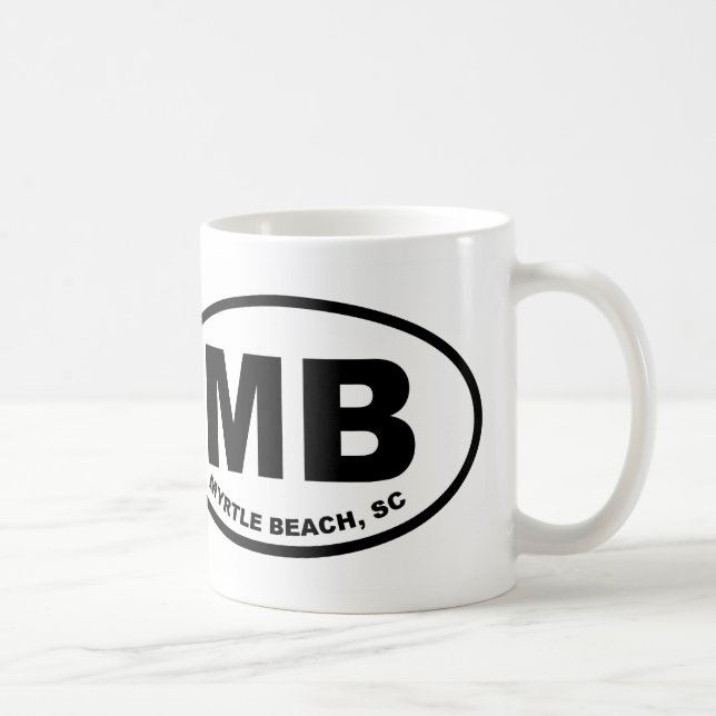 Myrtle Beach MB Coffee Mug (Right)